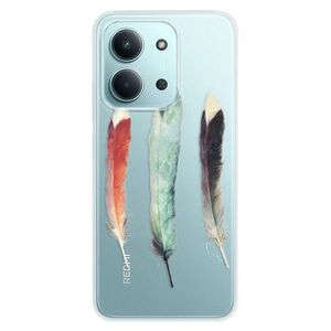 Silikonové pouzdro iSaprio - Three Feathers - Xiaomi Redmi 15C obraz