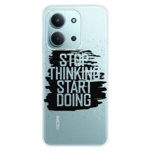 Silikonové pouzdro iSaprio - Start Doing - black - Xiaomi Redmi 15C obraz