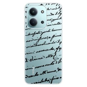 Silikonové pouzdro iSaprio - Handwriting 01 - black - Xiaomi Redmi 15C obraz