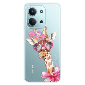 Silikonové pouzdro iSaprio - Lady Giraffe - Xiaomi Redmi 15C obraz