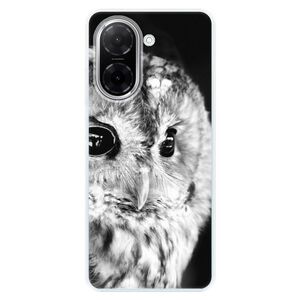 Silikonové pouzdro iSaprio - BW Owl - Xiaomi Redmi A5 obraz