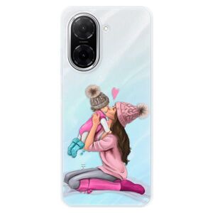 Silikonové pouzdro iSaprio - Kissing Mom - Brunette and Girl - Xiaomi Redmi A5 obraz