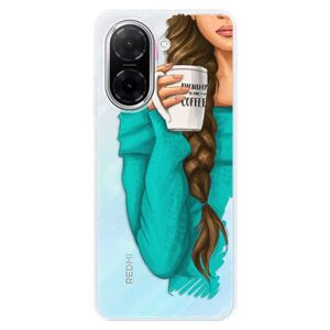 Silikonové pouzdro iSaprio - My Coffe and Brunette Girl - Xiaomi Redmi A5 obraz