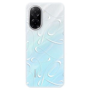 Silikonové pouzdro iSaprio - Fancy - white - Xiaomi Redmi A5 obraz