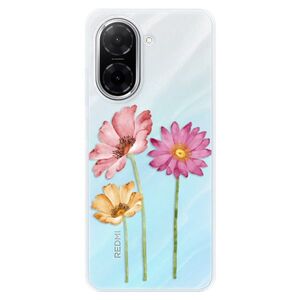 Silikonové pouzdro iSaprio - Three Flowers - Xiaomi Redmi A5 obraz