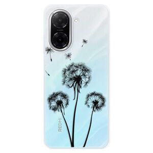 Silikonové pouzdro iSaprio - Three Dandelions - black - Xiaomi Redmi A5 obraz