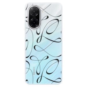 Silikonové pouzdro iSaprio - Fancy - black - Xiaomi Redmi A5 obraz