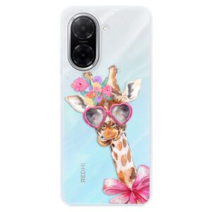 Silikonové pouzdro iSaprio - Lady Giraffe - Xiaomi Redmi A5 obraz