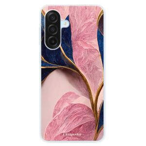 Silikonové pouzdro iSaprio - Pink Blue Leaves - Samsung Galaxy A17 / A17 5G obraz