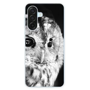 Silikonové pouzdro iSaprio - BW Owl - Samsung Galaxy A17 / A17 5G obraz