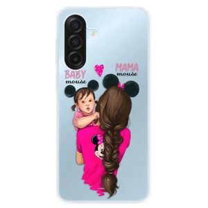 Silikonové pouzdro iSaprio - Mama Mouse Brunette and Girl - Samsung Galaxy A17 / A17 5G obraz