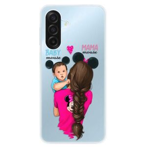Silikonové pouzdro iSaprio - Mama Mouse Brunette and Boy - Samsung Galaxy A17 / A17 5G obraz