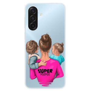 Silikonové pouzdro iSaprio - Super Mama - Boy and Girl - Samsung Galaxy A17 / A17 5G obraz