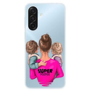 Silikonové pouzdro iSaprio - Super Mama - Two Boys - Samsung Galaxy A17 / A17 5G obraz