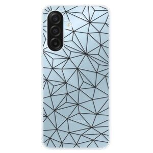 Silikonové pouzdro iSaprio - Abstract Triangles 03 - black - Samsung Galaxy A17 / A17 5G obraz