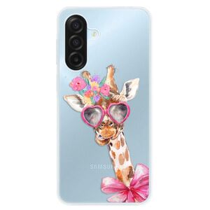 Silikonové pouzdro iSaprio - Lady Giraffe - Samsung Galaxy A17 / A17 5G obraz