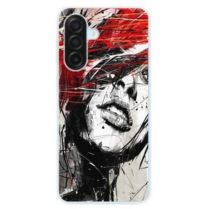 Silikonové pouzdro iSaprio - Sketch Face - Samsung Galaxy A17 / A17 5G obraz