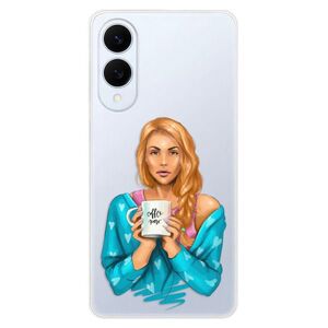 Silikonové pouzdro iSaprio - Coffe Now - Redhead - Samsung Galaxy S25 Edge obraz