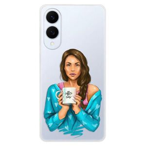 Silikonové pouzdro iSaprio - Coffe Now - Brunette - Samsung Galaxy S25 Edge obraz