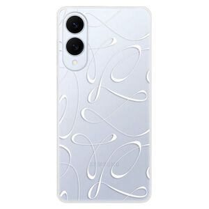 Silikonové pouzdro iSaprio - Fancy - white - Samsung Galaxy S25 Edge obraz
