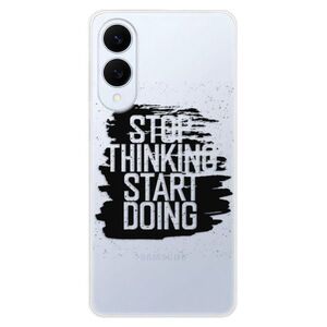 Silikonové pouzdro iSaprio - Start Doing - black - Samsung Galaxy S25 Edge obraz