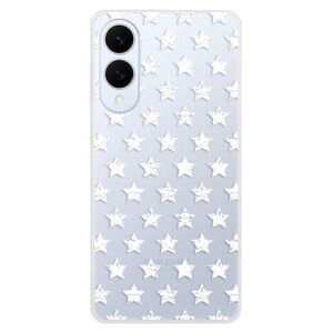 Silikonové pouzdro iSaprio - Stars Pattern - white - Samsung Galaxy S25 Edge obraz