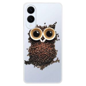 Silikonové pouzdro iSaprio - Owl And Coffee - Samsung Galaxy S25 Edge obraz