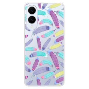 Silikonové pouzdro iSaprio - Feather Pattern 01 - Samsung Galaxy S25 Edge obraz