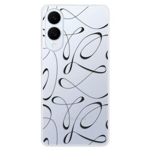 Silikonové pouzdro iSaprio - Fancy - black - Samsung Galaxy S25 Edge obraz