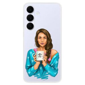 Silikonové pouzdro iSaprio - Coffe Now - Brunette - Samsung Galaxy S25 FE obraz