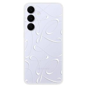 Silikonové pouzdro iSaprio - Fancy - white - Samsung Galaxy S25 FE obraz