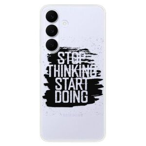 Silikonové pouzdro iSaprio - Start Doing - black - Samsung Galaxy S25 FE obraz