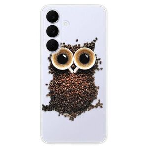 Silikonové pouzdro iSaprio - Owl And Coffee - Samsung Galaxy S25 FE obraz