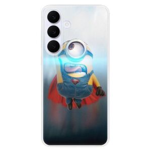Silikonové pouzdro iSaprio - Mimons Superman 02 - Samsung Galaxy S25 FE obraz