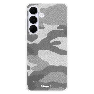 Silikonové pouzdro iSaprio - Gray Camuflage 02 - Samsung Galaxy S25 FE obraz