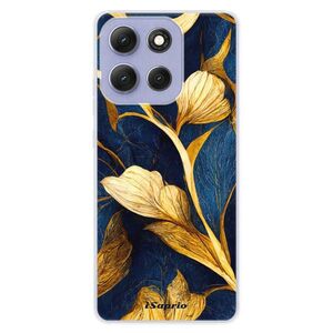 Silikonové pouzdro iSaprio - Gold Leaves - Motorola Moto G86 5G obraz