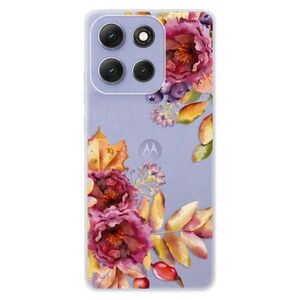 Silikonové pouzdro iSaprio - Fall Flowers - Motorola Moto G86 5G obraz