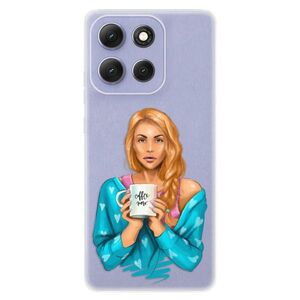 Silikonové pouzdro iSaprio - Coffe Now - Redhead - Motorola Moto G86 5G obraz