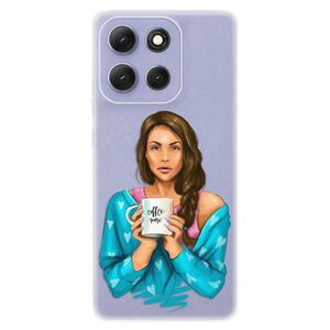 Silikonové pouzdro iSaprio - Coffe Now - Brunette - Motorola Moto G86 5G obraz