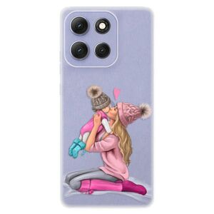 Silikonové pouzdro iSaprio - Kissing Mom - Blond and Girl - Motorola Moto G86 5G obraz