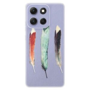 Silikonové pouzdro iSaprio - Three Feathers - Motorola Moto G86 5G obraz