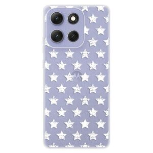 Silikonové pouzdro iSaprio - Stars Pattern - white - Motorola Moto G86 5G obraz