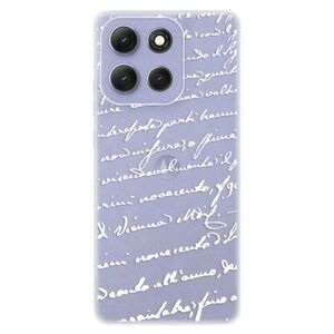 Silikonové pouzdro iSaprio - Handwriting 01 - white - Motorola Moto G86 5G obraz