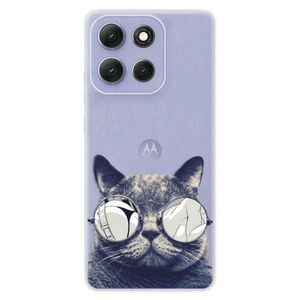 Silikonové pouzdro iSaprio - Crazy Cat 01 - Motorola Moto G86 5G obraz