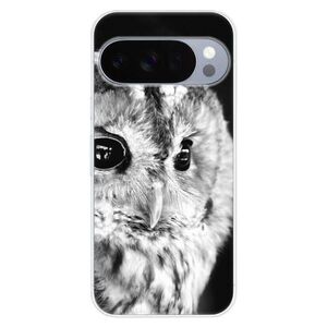 Silikonové pouzdro iSaprio - BW Owl - Google Pixel 10 / 10 Pro obraz