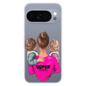 Silikonové pouzdro iSaprio - Super Mama - Two Boys - Google Pixel 10 / 10 Pro obraz