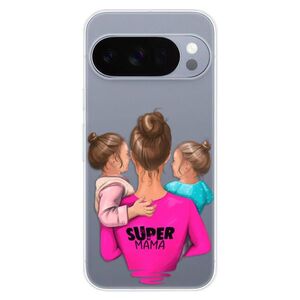 Silikonové pouzdro iSaprio - Super Mama - Two Girls - Google Pixel 10 / 10 Pro obraz