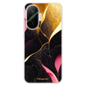 Silikonové pouzdro iSaprio - Gold Pink Marble - Poco F7 obraz