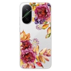 Silikonové pouzdro iSaprio - Fall Flowers - Poco F7 obraz
