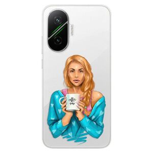 Silikonové pouzdro iSaprio - Coffe Now - Redhead - Poco F7 obraz